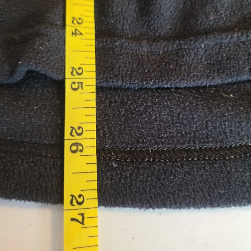 Mens patagonia 1/2 zip synchilla Fleece pullover Black Long Sleeve Sz Medium